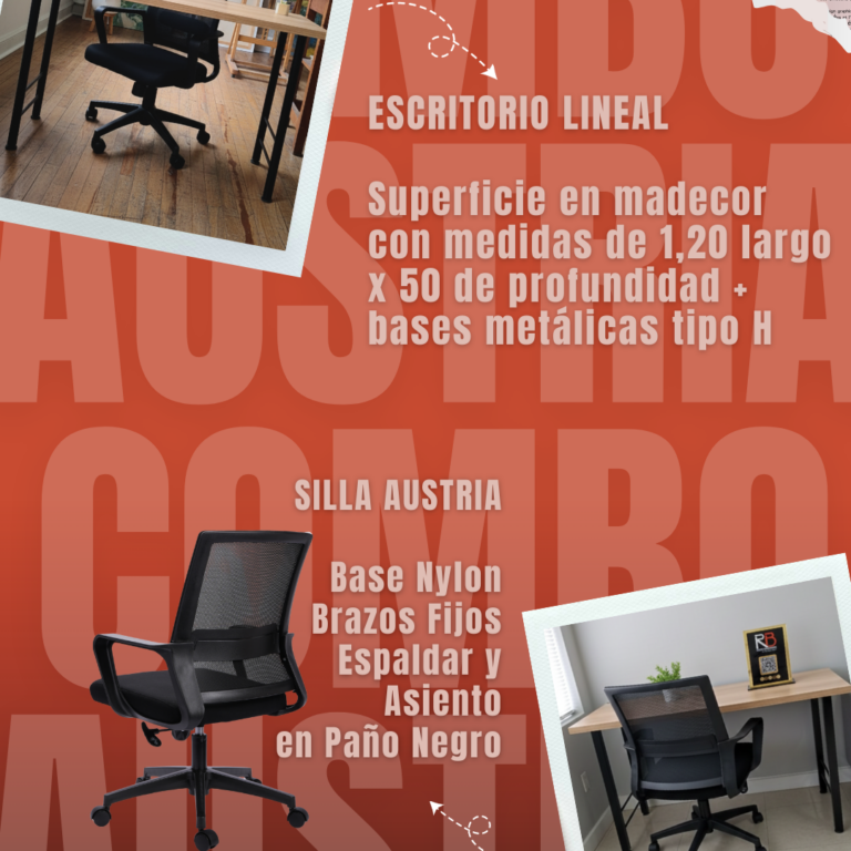combo de silla con escritorio en medellin antioquia colombia