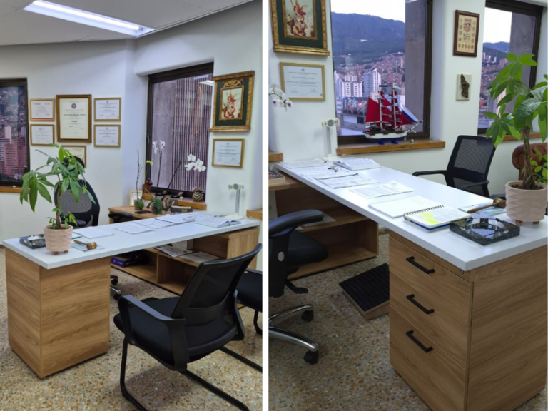 Escritorios en L en Medellín Antioquia Colombia