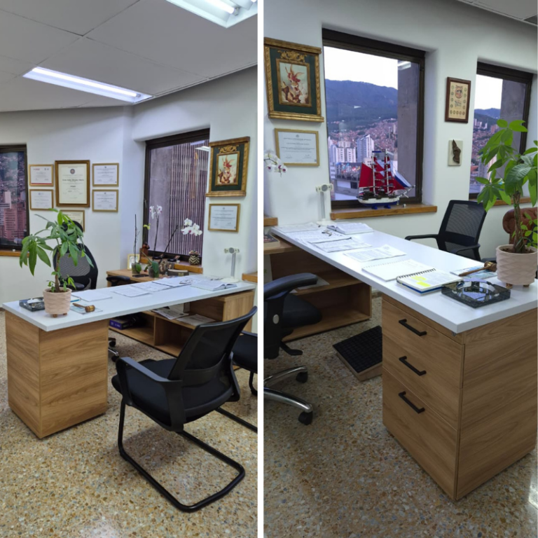 Escritorios en L en Medellín Antioquia Colombia