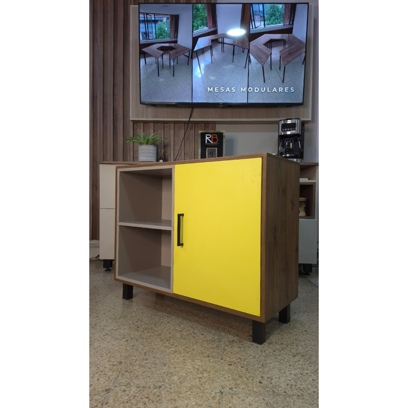 mueble_auxiliar_amarillo_nuevo Archivadores en Medellín Antioquia Colombia
